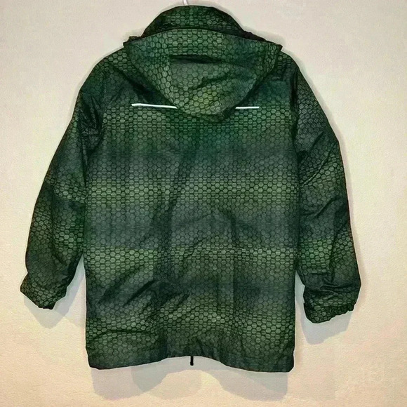 Columbia Boys interchange green Jacket shell - Picture 2 of 8